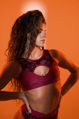 Complete the look with Araphel bottom - Bordeaux