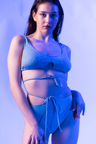 Complete the look with Kai glitter bottom - Powder Blue