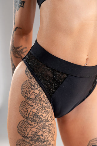 Complete the look with Hecate twinkle top - Black