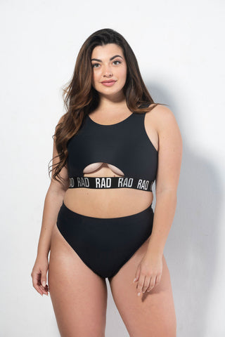 Complete the look with Bahari top - Black